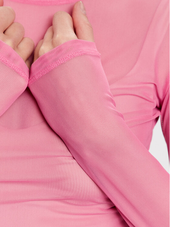 HUGO Hugo Bluse 50489194 Rosa Slim Fit