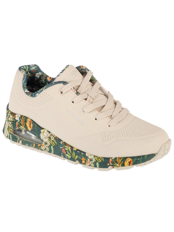 Sneakersy, rozmiar 36, Beżowe, Skechers Uno - Majestic Garden