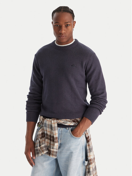 Quiksilver Sweter Salt Water EQYSW03326 Granatowy Regular Fit