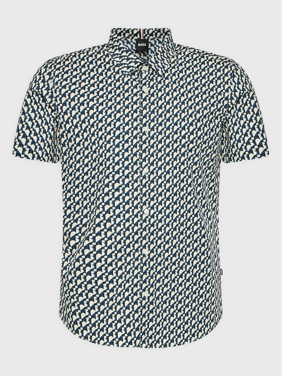 Boss Koszula Rid_FO 50473793 Kolorowy Regular Fit | Modivo.pl