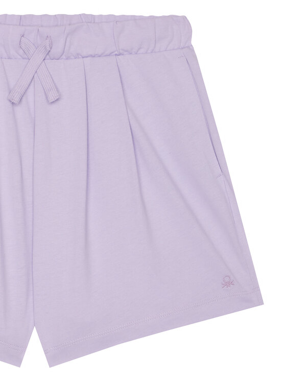 United Colors Of Benetton United Colors Of Benetton Szorty sportowe 3BL0C903I Fioletowy Regular Fit