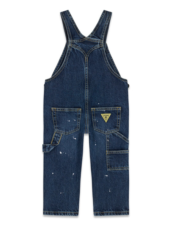 Guess Jeans Guess Jeans Latzhose N6YA08 D2276 Dunkelblau Regular Fit