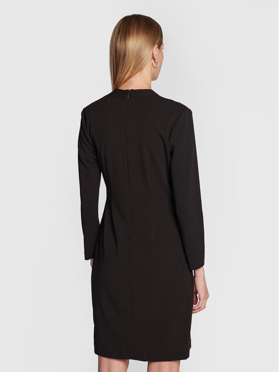 DKNY DKNY Коктейльна сукня DD2JR196 Чорний Regular Fit