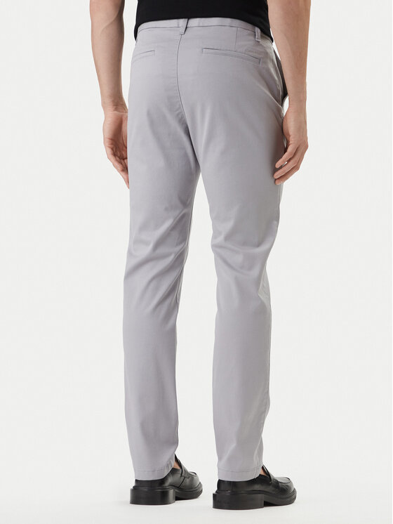 Calvin Klein Calvin Klein Chino hlače LV040EM633 Siva Slim Fit
