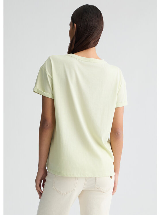 Liu Jo Liu Jo T-Shirt WA5144JS923M9449 Zielony Regular Fit