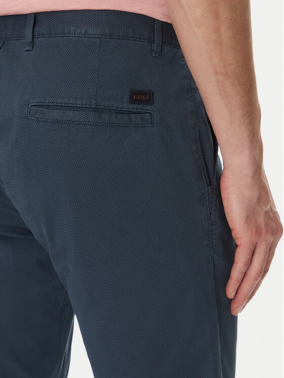 BOSS BOSS Čino bikses 50536840 Zils Slim Fit
