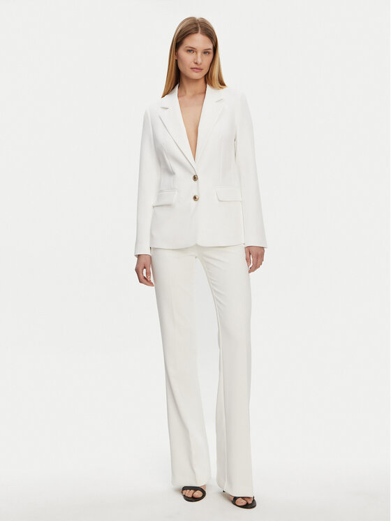 Guess Guess Sakko W5GN59 WH9Y2 Weiß Regular Fit