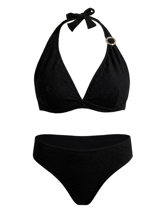 Miss Lou Miss Lou Bikini ML039 Nero