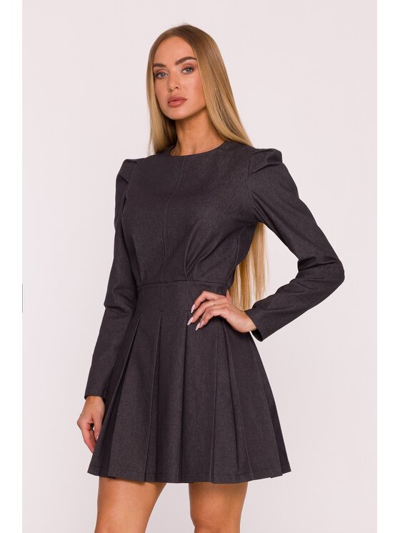 Made of Emotion Made of Emotion Sukienka wieczorowa M884 Czarny Modern Fit