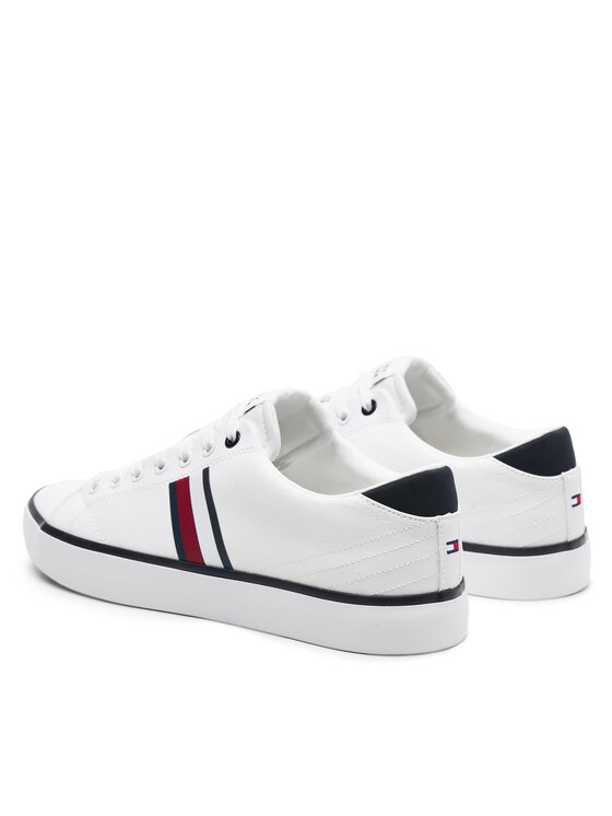 Tommy Hilfiger Tommy Hilfiger Kedai Th Hi Vulc Low Stripes Mesh FM0FM04946 Balta