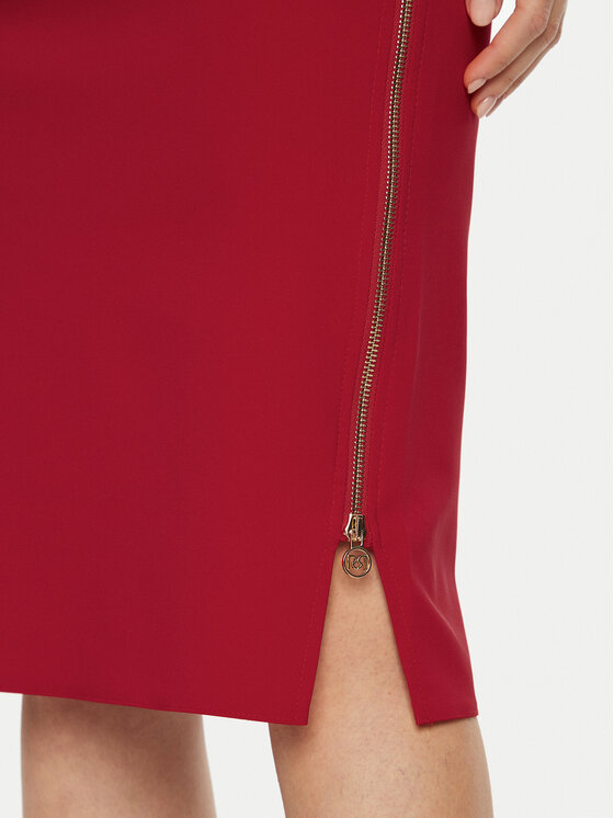 Rinascimento Rinascimento Bleistiftrock CFC0121919003 Rot Regular Fit