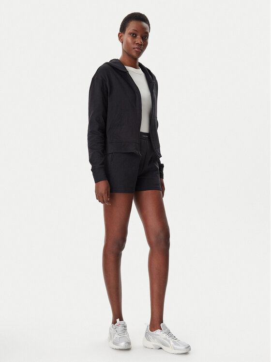 Calvin Klein Underwear Calvin Klein Underwear Bluză LV00QS7504 Negru Regular Fit