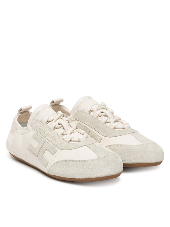 Elisabetta Franchi Elisabetta Franchi Sneakersy SA39G61E2 Écru