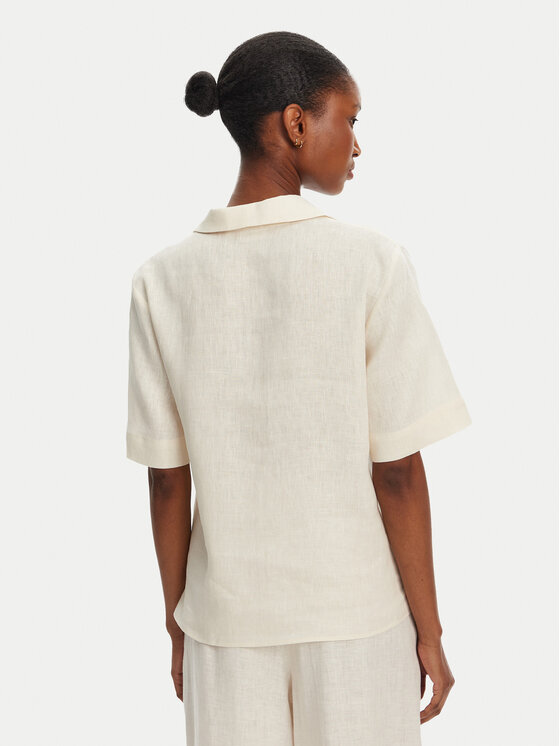 Marella Marella Bluse Nave 2515111032 Écru Regular Fit