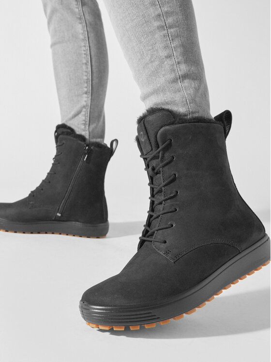 ECCO ECCO Bokacsizma Soft 7 Tred W 45042302001 Fekete