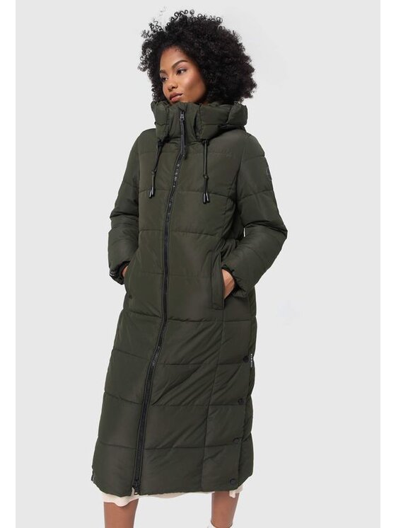 Marikoo Marikoo Kurtka zimowa Nadeshikoo Zielony Casual Fit