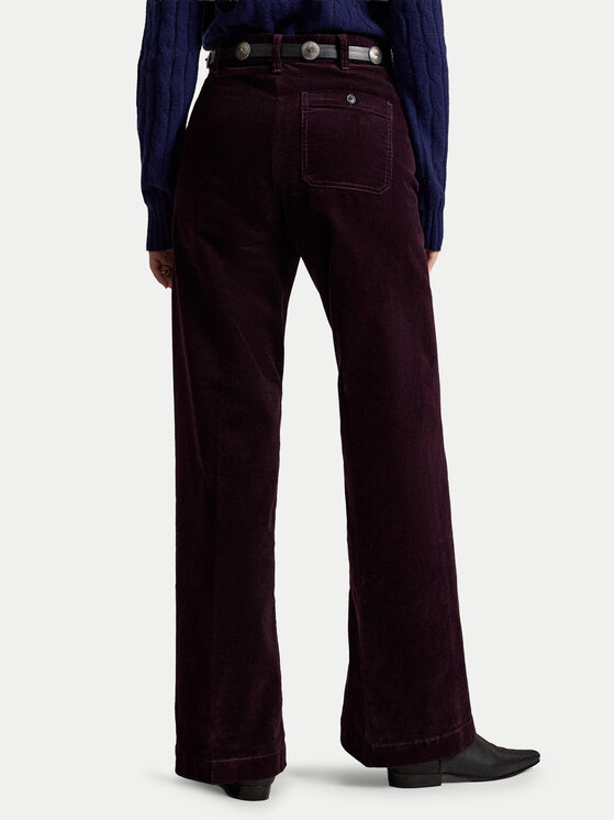 Polo Ralph Lauren Polo Ralph Lauren Medžiaginės kelnės 211B17556008 Vyšninė Flare Fit