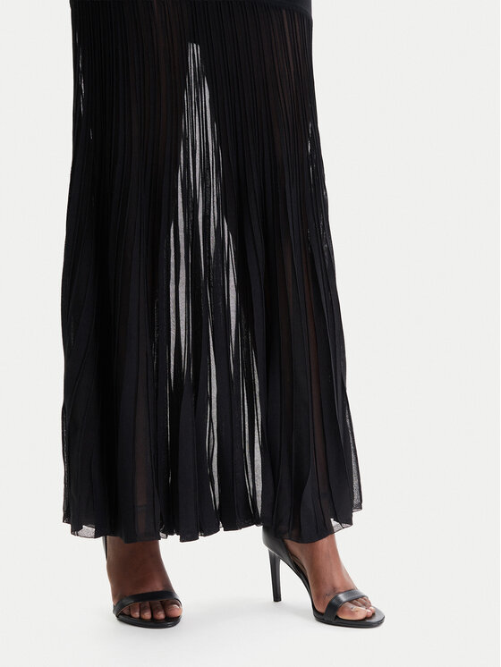 MICHAEL Michael Kors MICHAEL Michael Kors Trikotāžas kleita MR683BSBFD Melns Slim Fit