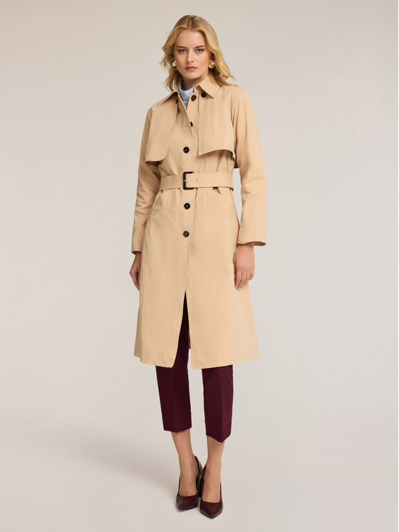 Motivi Motivi Cappotto invernale 0059Q000559N012 Crema Regular Fit