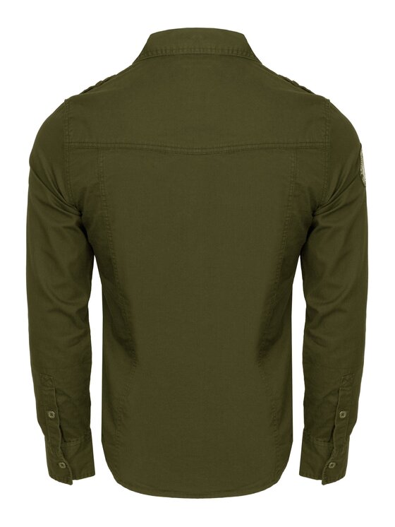 Brandit Brandit Koszula 4023.1.XL Zielony Vintage Fit