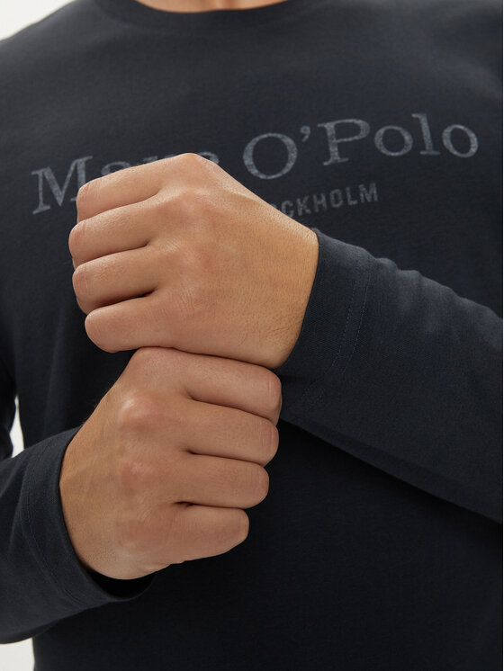 Marc O'Polo Marc O'Polo Longsleeve krekls 426 2012 52152 Tumši zils Regular Fit