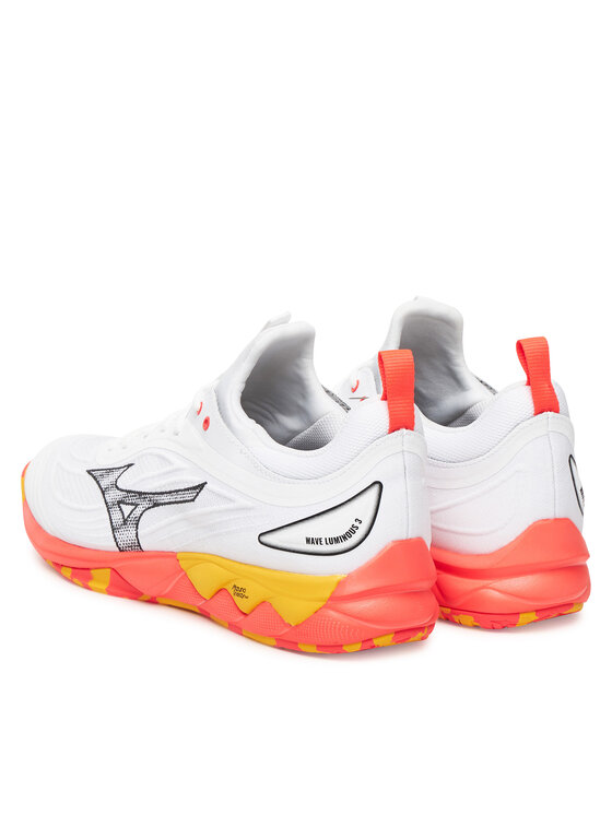 Mizuno Mizuno Halové topánky Wave Luminous 3 V1GA2420 Biela