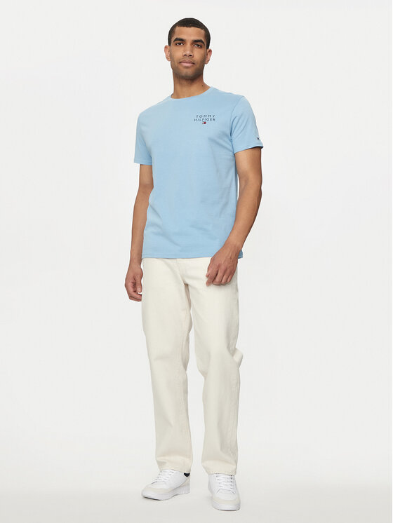 Tommy Hilfiger Tommy Hilfiger Marškinėliai Logo UM0UM02916 Mėlyna Regular Fit