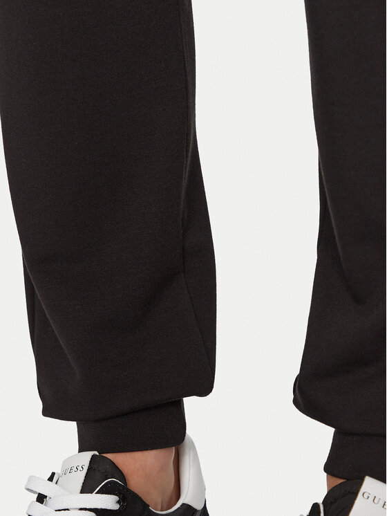 Guess Guess Stoffhose O5GB05 KCQP2 Schwarz Regular Fit