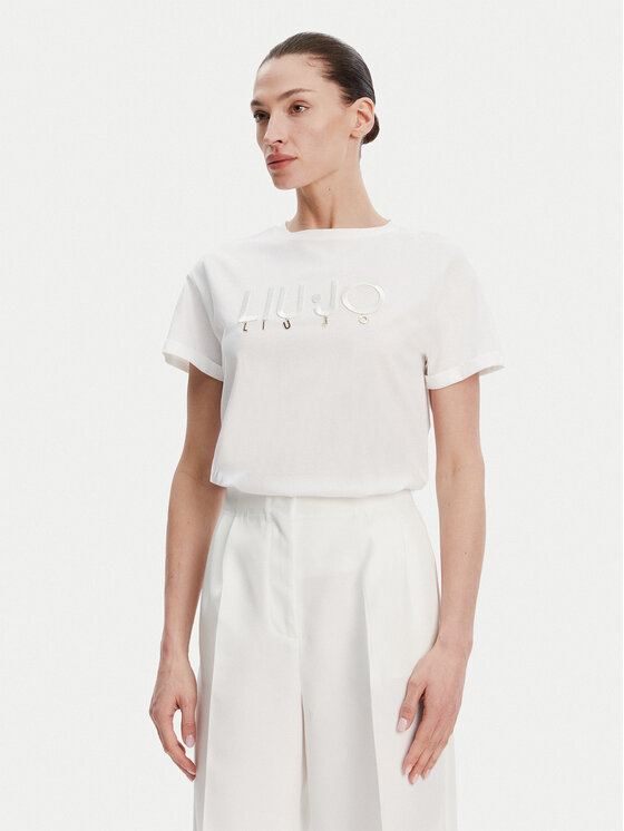Liu Jo Liu Jo Футболка WA5007 JS923 Білий Relaxed Fit