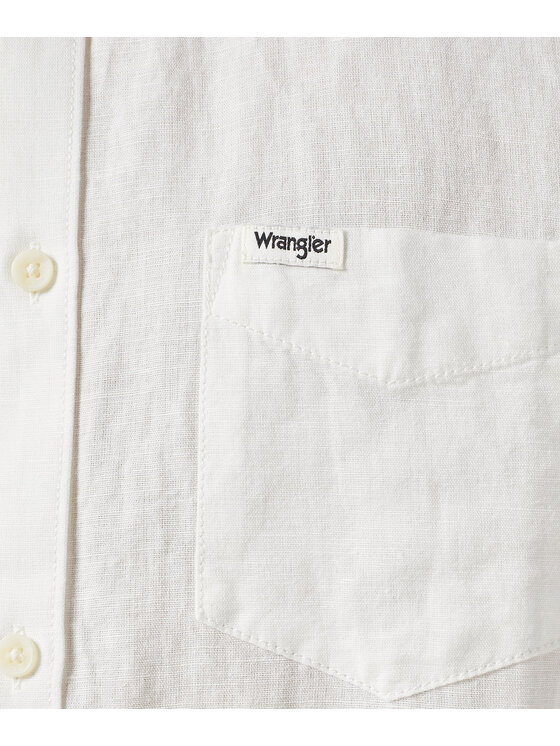 Wrangler Wrangler Camicia 112352187 Bianco Regular Fit