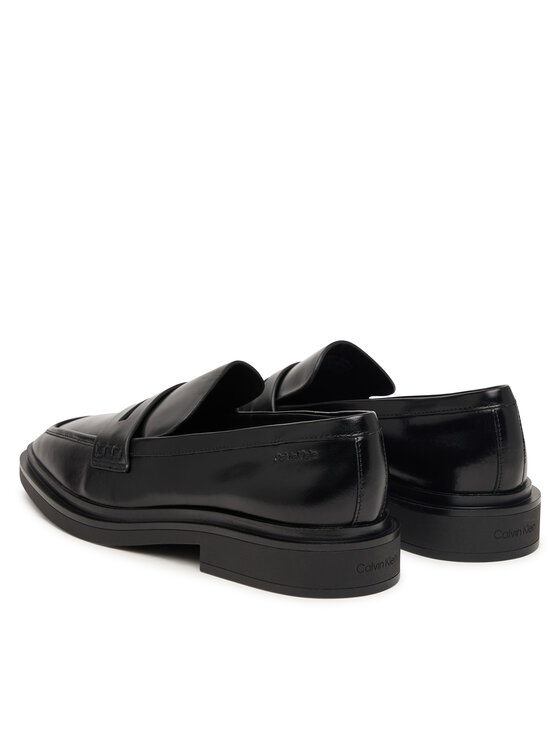 Calvin Klein Calvin Klein Lords Square Loafer Lth HW0HW03183 Fekete
