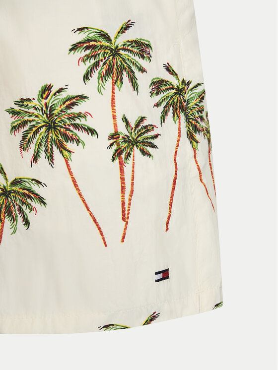 Tommy Hilfiger Tommy Hilfiger Szorty kąpielowe UM0UM03491 Beżowy Regular Fit