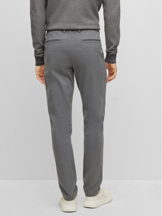 BOSS Boss Chinos kelnes Kaito1 50487966 Pilka Slim Fit