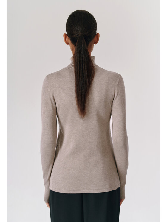 TATUUM TATUUM Sweter ANKIO Brązowy Classic Fit