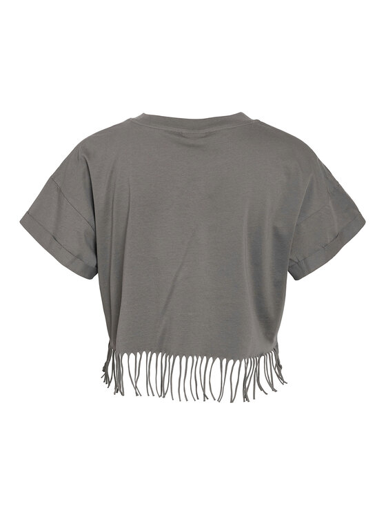 Noisy May Noisy May T-Shirt Gaby 27033386 Šedá Regular Fit