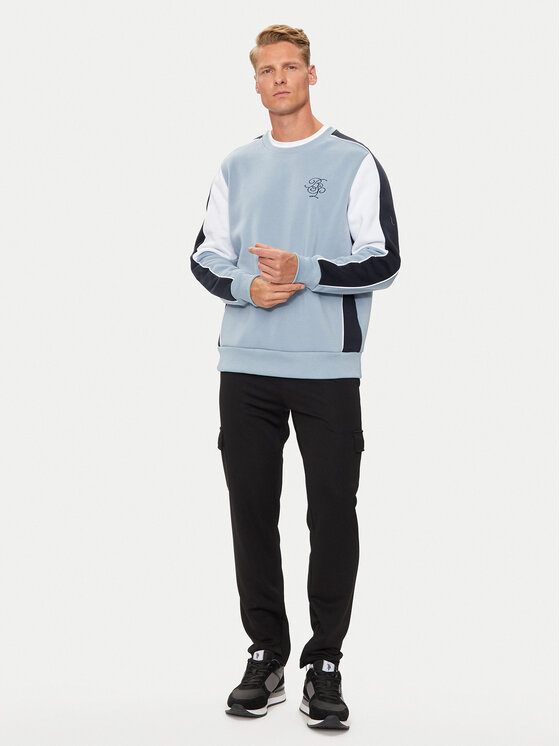 Brave Soul Brave Soul Mikina MSS-516MERJEM Modrá Regular Fit