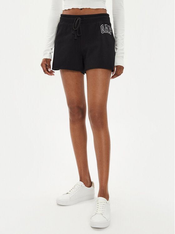Gap Športové kraťasy 554857-07 Čierna Regular Fit