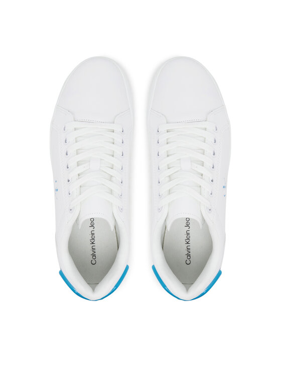 Calvin Klein Jeans Calvin Klein Jeans Sneakersy Classic Cupsole Ru Patch Lth Wn YW0YW01845 Biały