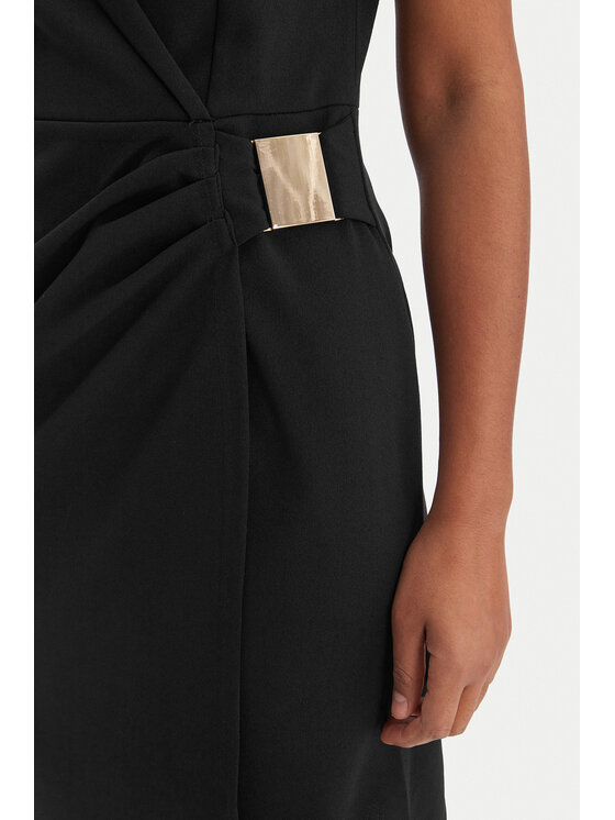 Morgan Morgan Kokteilinė suknelė 261-RIXO Juoda Slim Fit