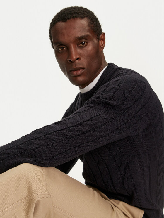 Brave Soul Brave Soul Sweater MK-162ALLIANCE Sötétkék Regular Fit