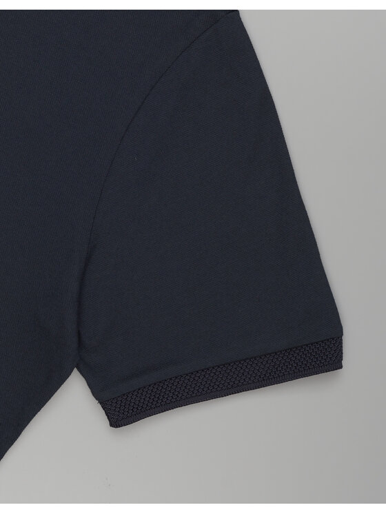 Borgio Borgio Polo matteo 01 Granatowy Classic Fit