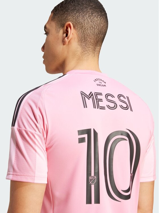 adidas adidas Koszulka techniczna Inter Miami CF 25/26 Messi Home Jersey Różowy Slim Fit