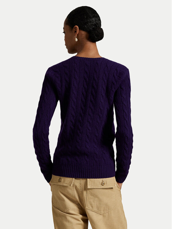 Polo Ralph Lauren Polo Ralph Lauren Džemper 211971866010 Ljubičasta Slim Fit