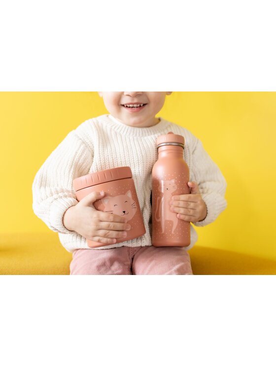 Trixie Baby Trixie Baby Termos obiadowy Termiczny pojemnik na jedzenie 500 ml - Kot Różowy