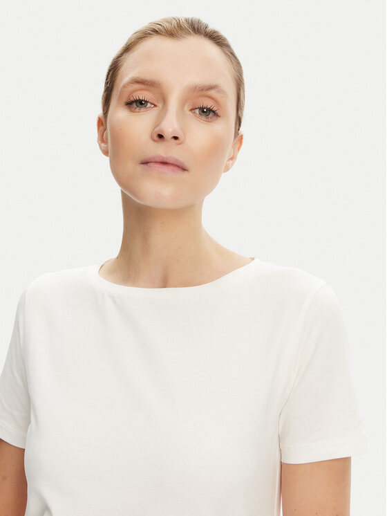 Weekend Max Mara Weekend Max Mara T-Shirt Multib 2525976011 Biały Regular Fit