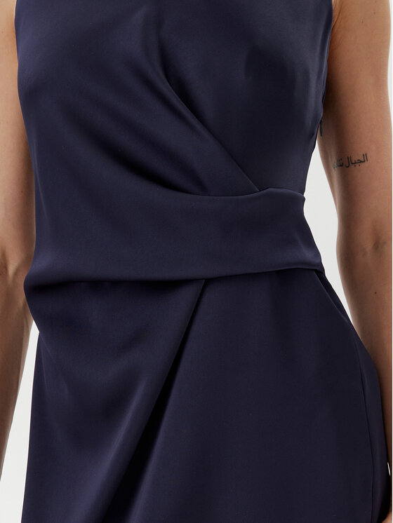 Rinascimento Rinascimento Koktejlové šaty CFC0122928003 Tmavomodrá Regular Fit