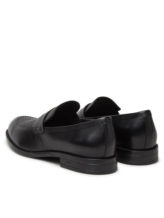 BOSS BOSS Loaferice Tayil_Loaf_ltmxwv 50541717 Crna