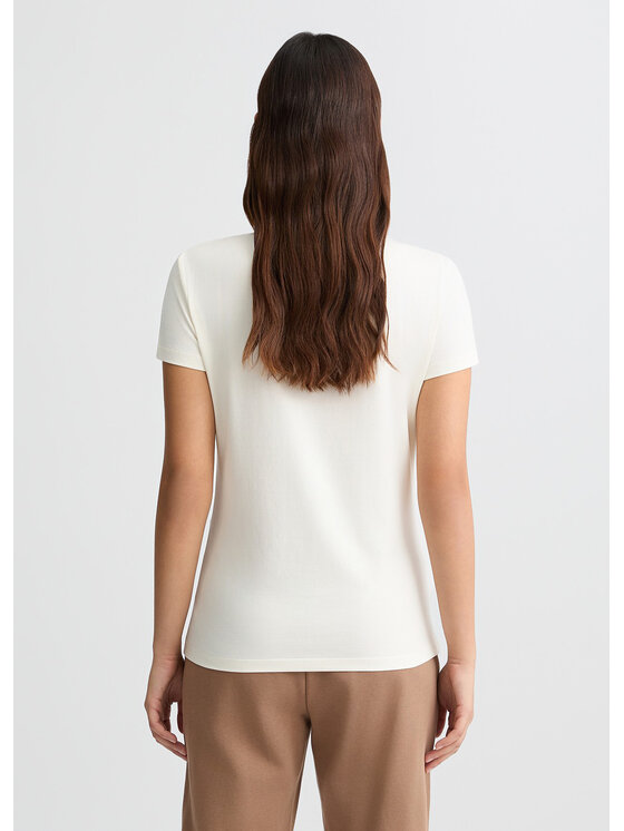 Liu Jo Liu Jo T-Shirt TA5173JS003M9514 Biały Regular Fit