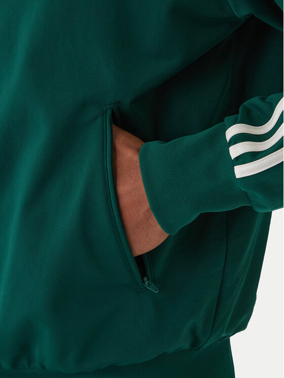 adidas adidas Majica dugih rukava Firebird KD8314 Zelena Loose Fit