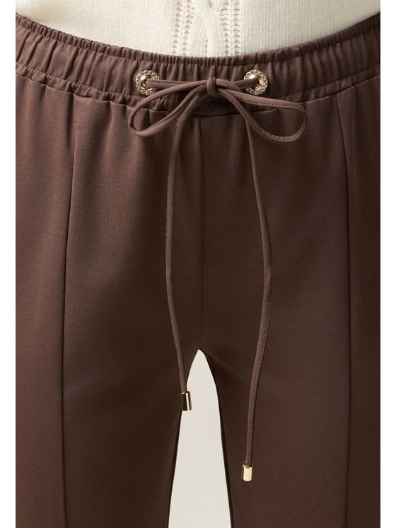 Oltre Oltre Pantaloni di tessuto P263R009066N032 Marrone Boy Fit